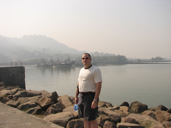 Just off the ferry